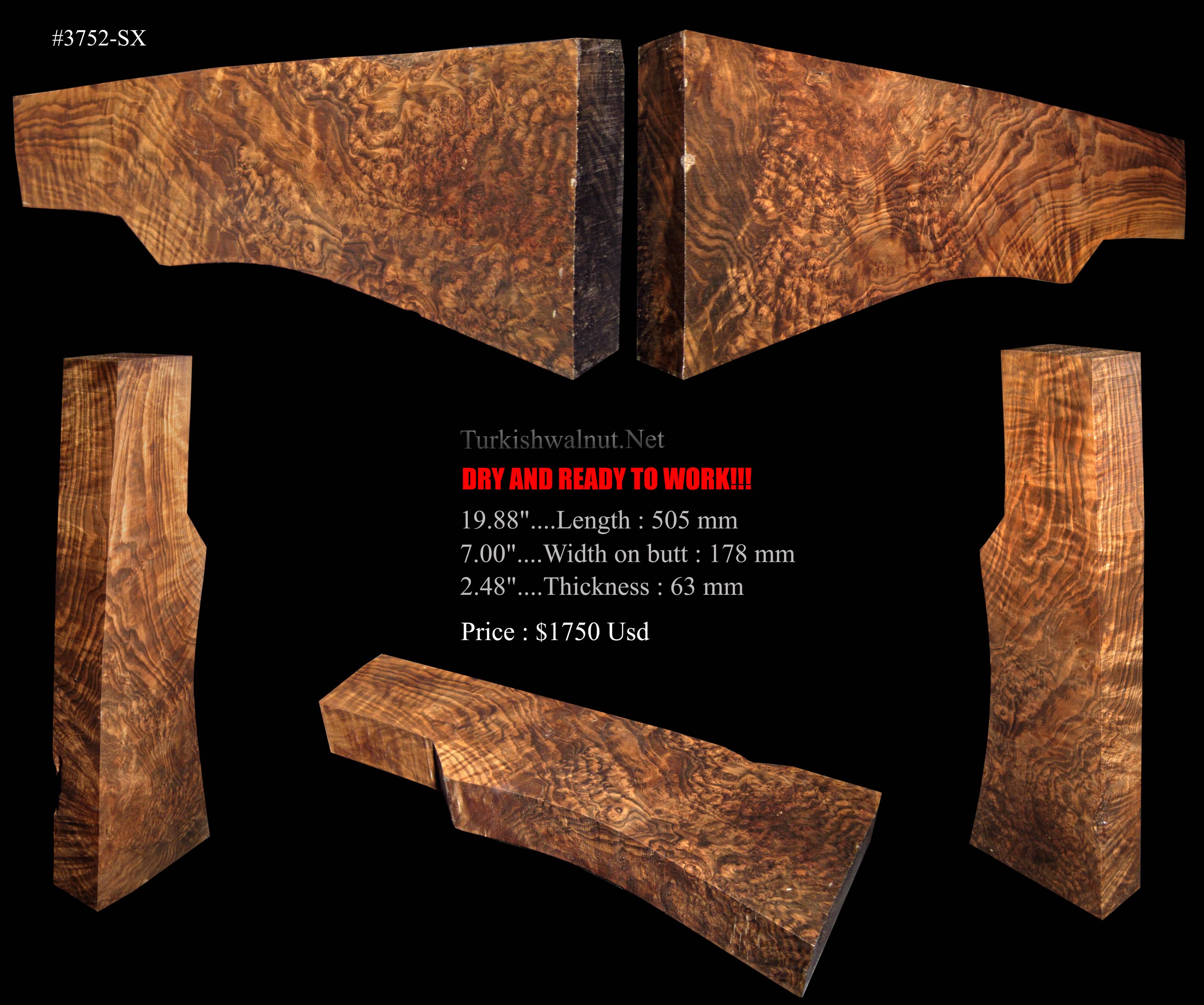 Gun stock blanks Shotgun Blanks Exhibition Grade