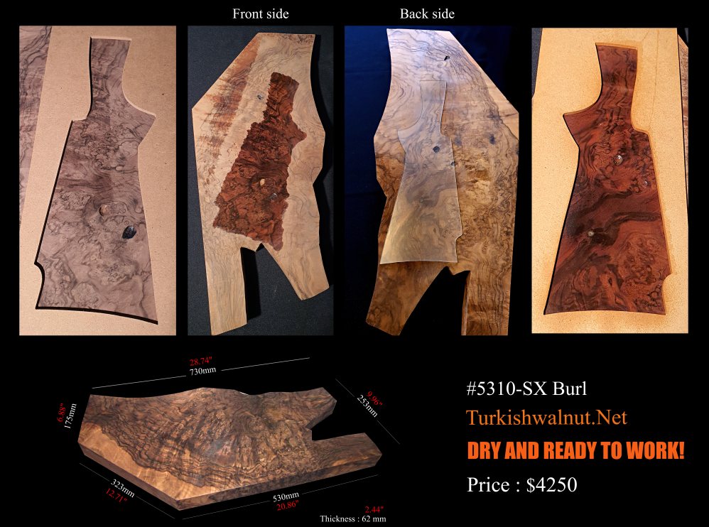 exhibition grade large stock blank