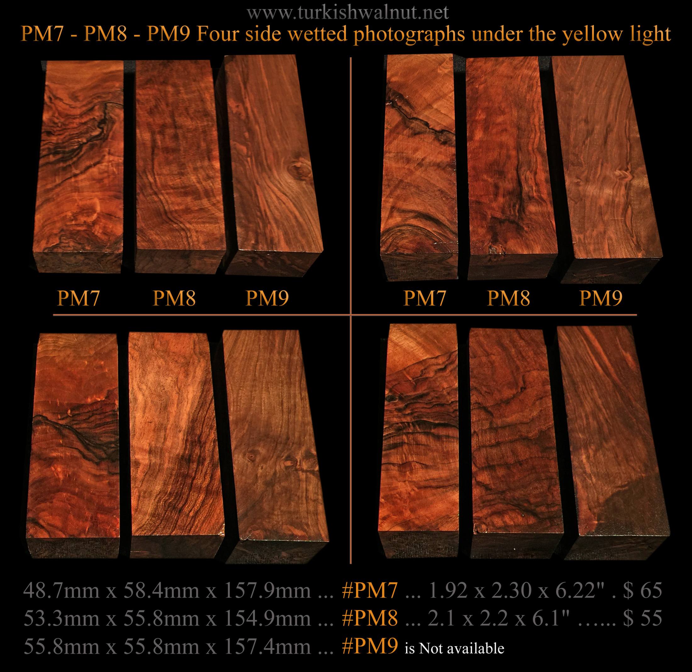 Turkish Walnut Turning Blocks Pieces