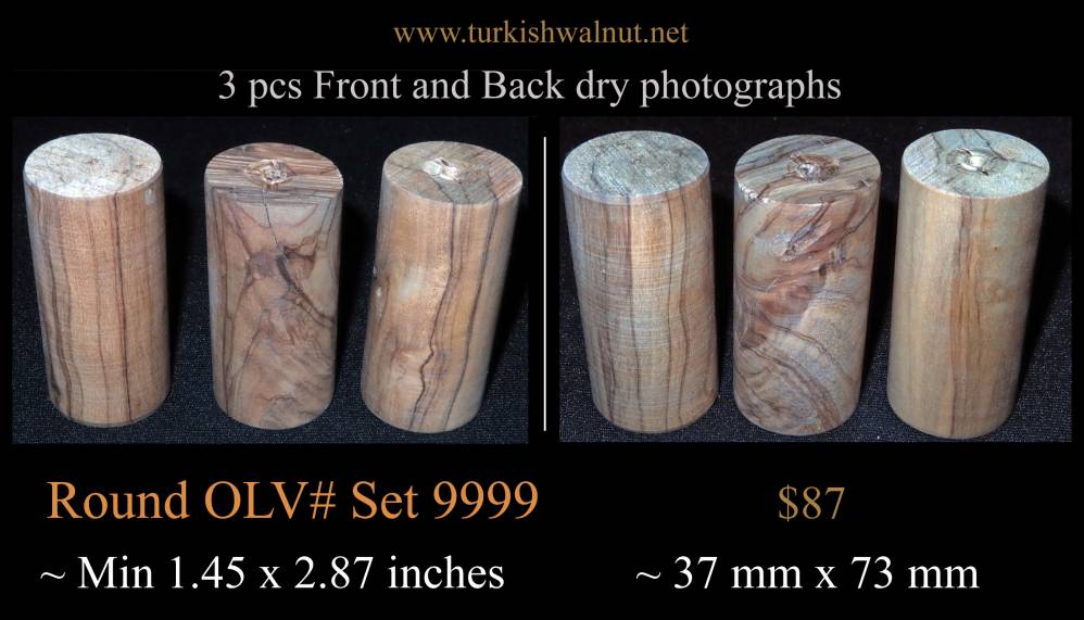 olive wood Brush handle blanks